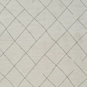 8' X 11' Cream and Beige Abstract Distressed Area Rug