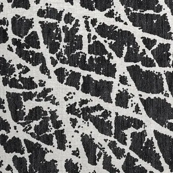 2' X 3' Black and White Abstract Washable Non Skid Indoor Outdoor Area Rug