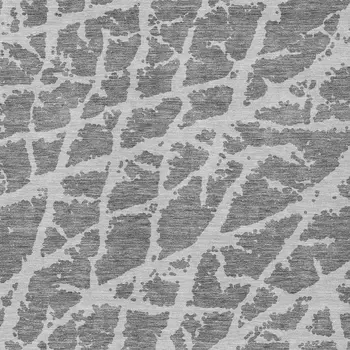 3' X 5' Charcoal Abstract Washable Non Skid Indoor Outdoor Area Rug