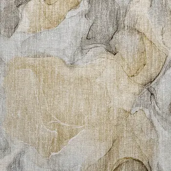 2' X 3' Brown Abstract Washable Non Skid Indoor Outdoor Area Rug