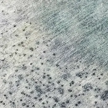 2' X 3' Ivory Abstract Washable Non Skid Indoor Outdoor Area Rug