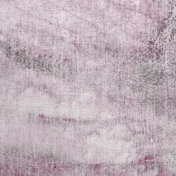 2' X 3' Pink Abstract Washable Non Skid Indoor Outdoor Area Rug