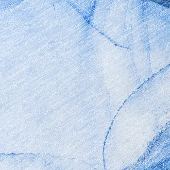 2' X 3' Blue Abstract Washable Non Skid Indoor Outdoor Area Rug