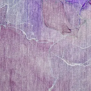 2' X 3' Purple Abstract Washable Non Skid Indoor Outdoor Area Rug