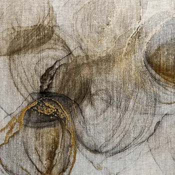 2' X 3' Brown Abstract Washable Non Skid Indoor Outdoor Area Rug