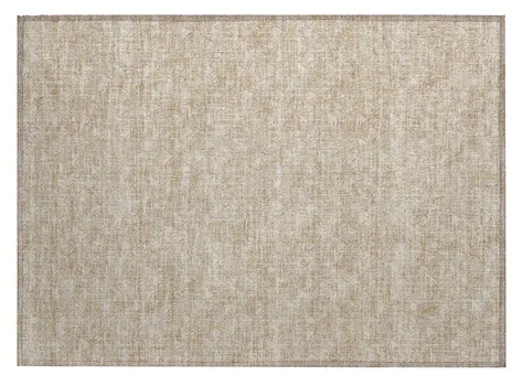 2' X 3' Tan Geometric Washable Non Skid Indoor Outdoor Area Rug