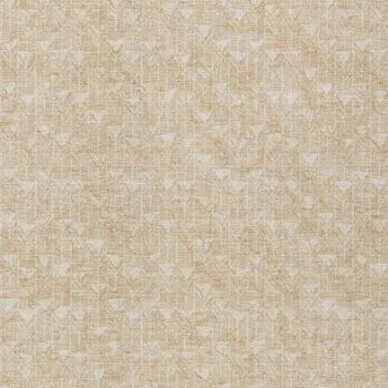 3' X 5' Tan Geometric Washable Non Skid Indoor Outdoor Area Rug