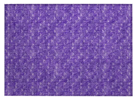 2' X 3' Purple Geometric Washable Non Skid Indoor Outdoor Area Rug