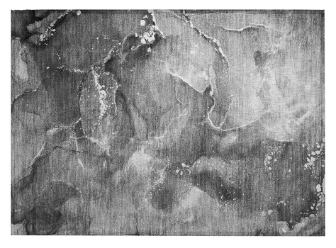 2' X 3' Gray Abstract Washable Non Skid Indoor Outdoor Area Rug