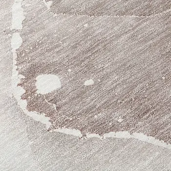9' X 12' Taupe Abstract Washable Indoor Outdoor Area Rug
