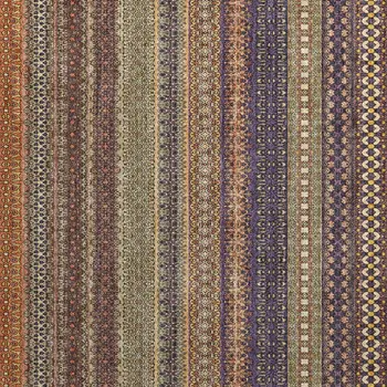 2' X 3' Orange Striped Washable Non Skid Indoor Outdoor Area Rug