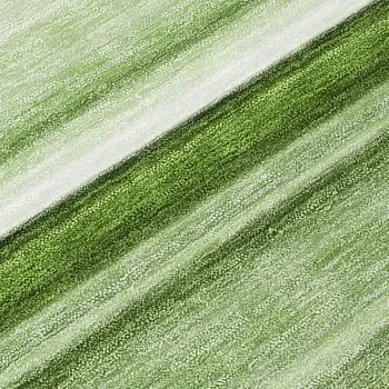 10' X 14' Artichoke Green Striped Washable Indoor Outdoor Area Rug