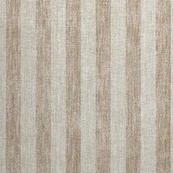 2' X 3' Beige Striped Washable Non Skid Indoor Outdoor Area Rug