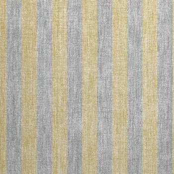 2' X 3' Silver Striped Washable Non Skid Indoor Outdoor Area Rug