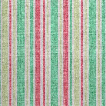 2' X 3' Green Striped Washable Non Skid Indoor Outdoor Area Rug