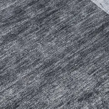 9' X 12' Blue and Black Abstract Washable Indoor Outdoor Area Rug