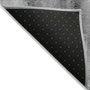 8' X 10' Gray Washable Non Skid Indoor Outdoor Area Rug