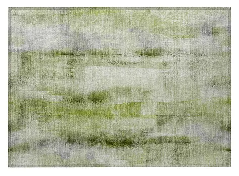 2' X 3' Sage Washable Non Skid Indoor Outdoor Area Rug