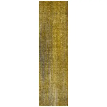 8' Runner Chocolate Striped Washable Non Skid Indoor Outdoor Runner Rug