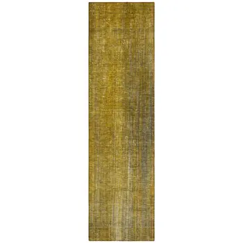 8' Runner Chocolate Striped Washable Non Skid Indoor Outdoor Runner Rug