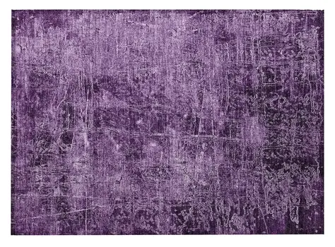 2' X 3' Purple Abstract Washable Non Skid Indoor Outdoor Area Rug