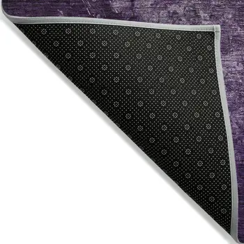 10' X 14' Purple Washable Non Skid Indoor Outdoor Area Rug