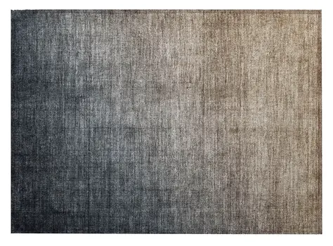 2' X 3' Taupe and Gray Ombre Washable Non Skid Indoor Outdoor Area Rug