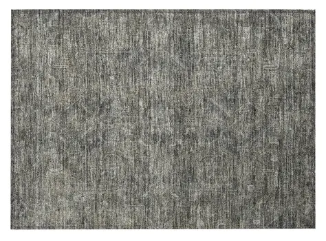 2' X 3' Brown and Black Oriental Washable Non Skid Indoor Outdoor Area Rug