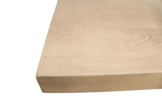 96" Natural and Brown Solid Wood Pedestal Base Dining Table