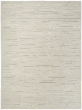 5' X 7' Beige Geometric Area Rug
