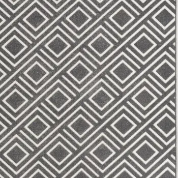 5' X 7' Gray Geometric Area Rug