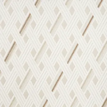 5' X 7' Cream Geometric Area Rug