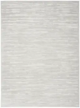 5' X 7' Gray Geometric Area Rug