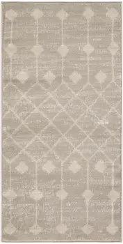 5' X 7' Gray Geometric Area Rug