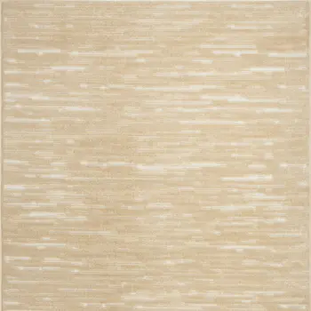 5' X 7' Tan Geometric Area Rug