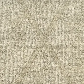 7' X 10' Beige and Ivory Floral Non Skid Area Rug