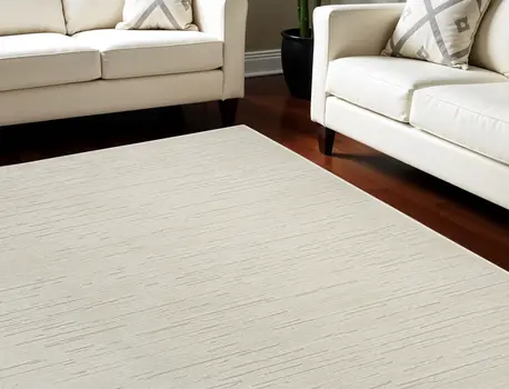 7' X 9' Beige Geometric Area Rug