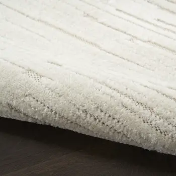 7' X 9' Beige Geometric Area Rug