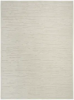 7' X 9' Beige Geometric Area Rug