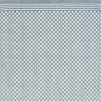 7' X 9' Blue Geometric Area Rug