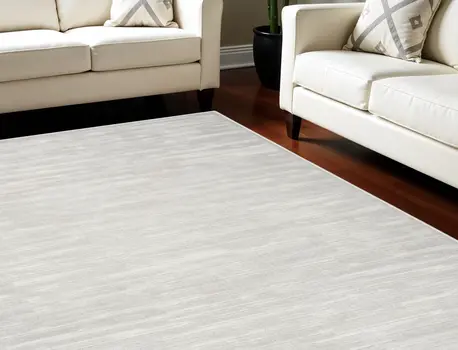 7' X 9' Gray Geometric Area Rug