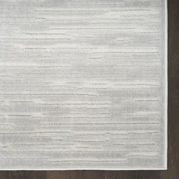 7' X 9' Gray Geometric Area Rug