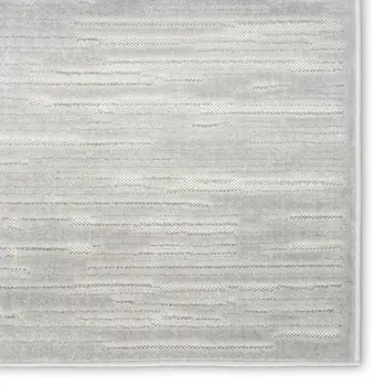 7' X 9' Gray Geometric Area Rug