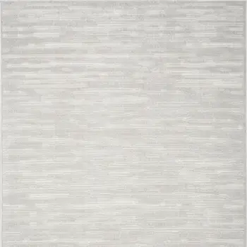 7' X 9' Gray Geometric Area Rug
