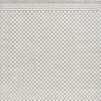 7' X 9' Gray Geometric Area Rug
