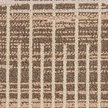 7' X 9' Tan Geometric Area Rug