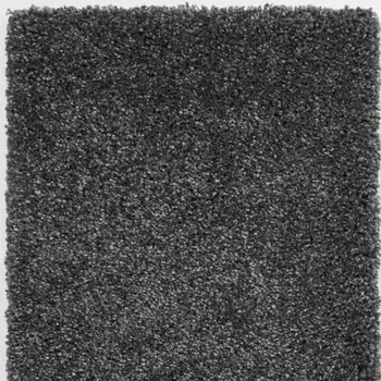 10' Gray Shag Non Skid Runner Rug