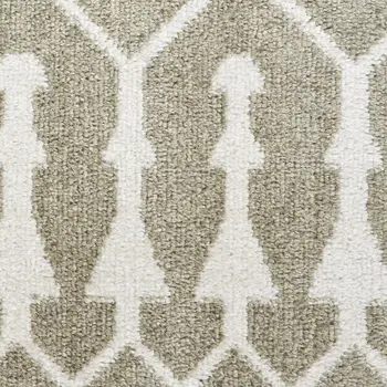 9' X 13' Cream Floral Power Loom Distressed Area Rug With Fringe
