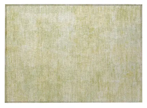 2' X 3' Gold Abstract Washable Non Skid Indoor Outdoor Area Rug
