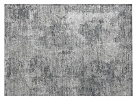 2' X 3' Gray Abstract Washable Non Skid Indoor Outdoor Area Rug